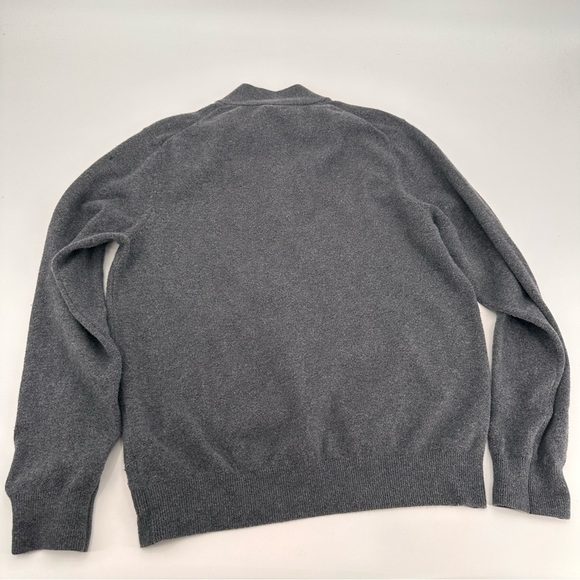 Faherty Grey Mountain Quarter Zip Sweater Size Medium - Picture 6 of 6